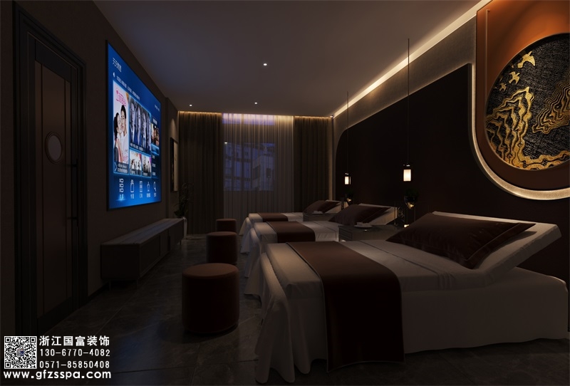恭祝杭州滨江区足浴会所装修设计开工大吉